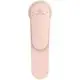 Waschtischarmatur in Rosé von Ideal Standard, ausgestattet mit einem Push-Open Mechanismus und zwei Farbindikatoren für warme und kalte Wassertemperaturen.